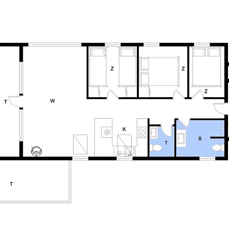 Holiday home Bv424-blavand-hedetoftvej-65